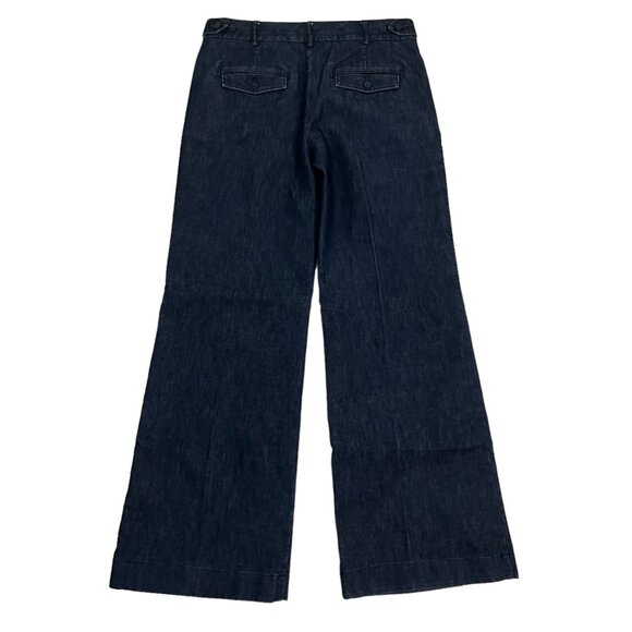 Express Jeans wide leg dark wash jeans women's sz 4 - Picture 6 of 8